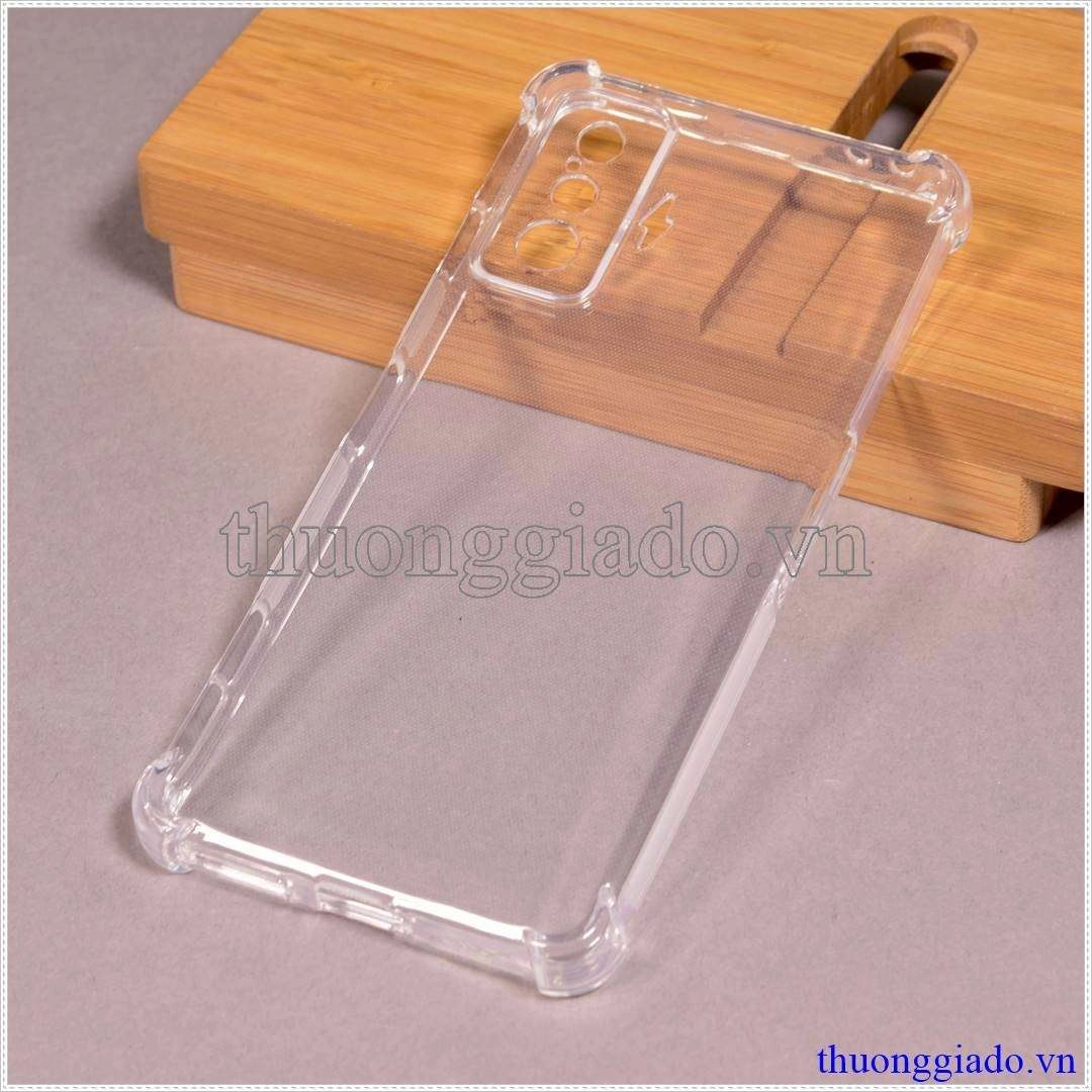 Ốp lưng dẻo Xiaomi Redmi K50 Gaming (Ốp lưng Silicone trong suốt tăng cường chống sốc 4 góc)